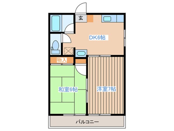 メゾン高砂Ｎｏ４の物件間取画像